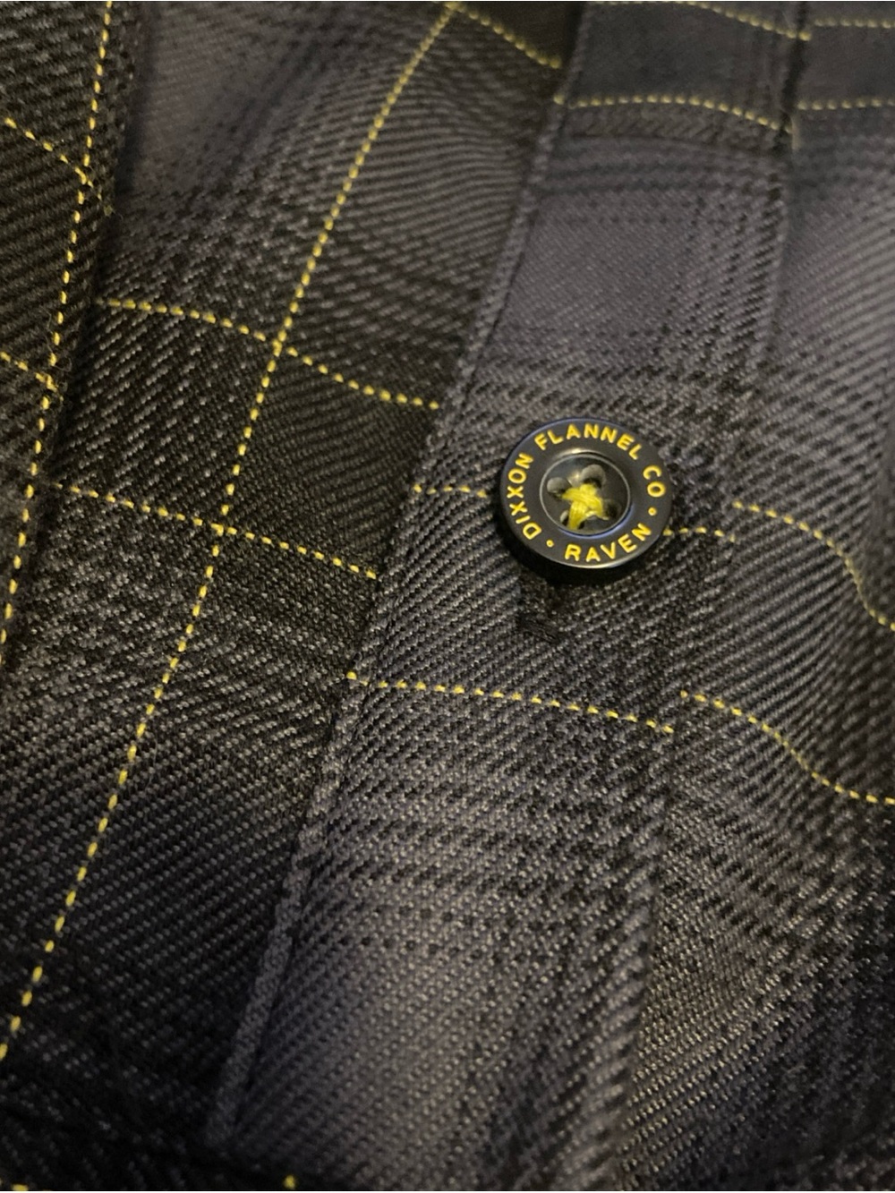 Dixxon Mens Flannel The Raven Pearl Snap Long Sleeve Shirt Sz L Black Button Up - Picture 4 of 13